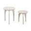 Tables gigognes en bois massif Cambelle