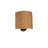 Stylish Wall Lamp with Metal Body & Fabric Cap, 7.9 in Diameter x 7.9 in Height | 1 x 3.15W LED, 4500K | Battery Operated (3 AA), On/Off Switch | Elegant Wooden Finish, Perfect for Home Décor & Ambient Lighting
