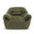 Compression 42.5" WVelvet Adult Bean Bag Chair With Storage Armrest-2109394223