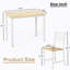 Ensemble de table de salle à manger 3 pièces, table de cuisine avec chaises pour le salon et la salle à manger-1445583696