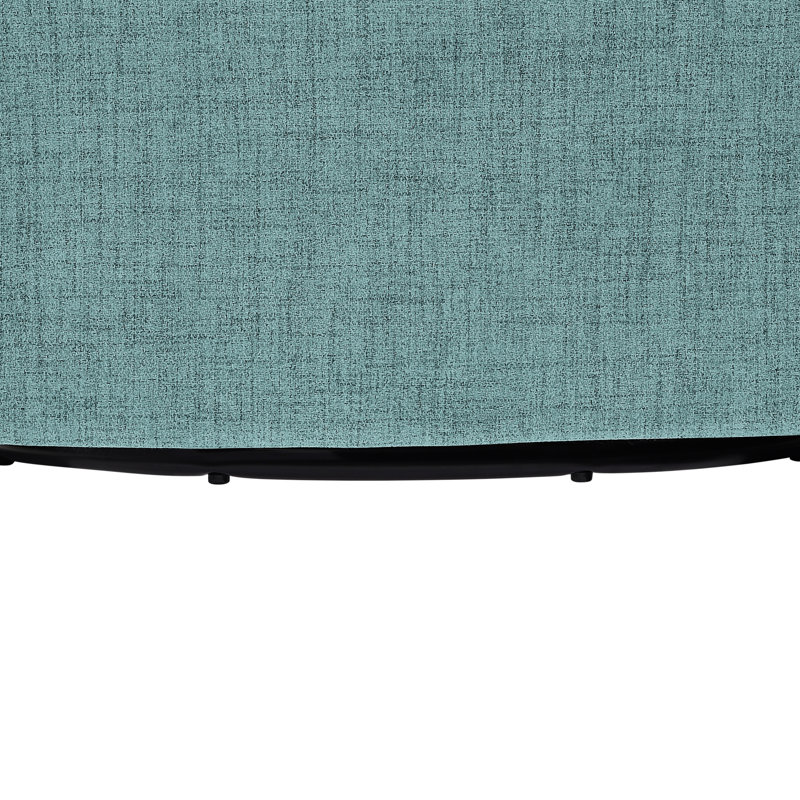 Élégante chaise d'appoint pivotante Coastal avec 4 abat-jours Breezy doux, support à ressorts hélicoïdaux, coussin amovible, dossier vertical, charme à 360 degrés, abat-jour en chanvre, corail, bleu œuf, pierre, assise,