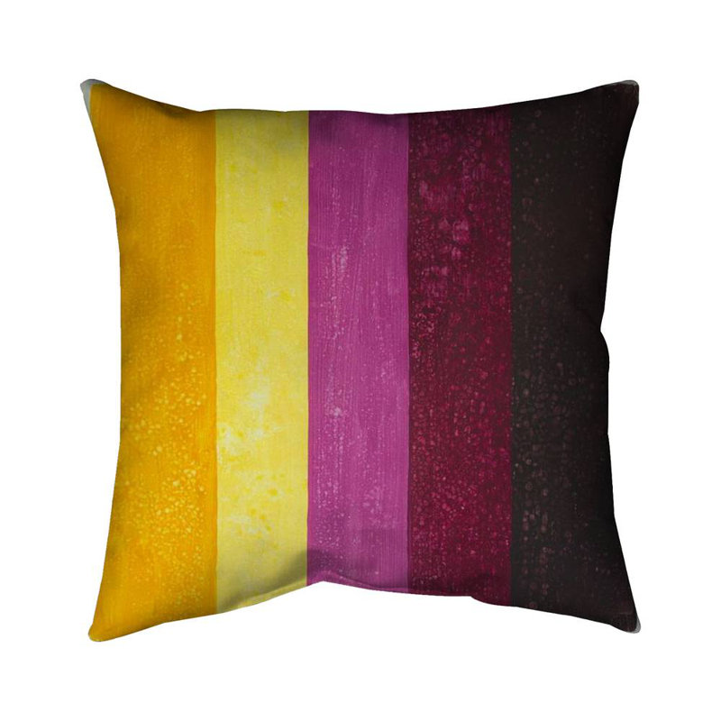 Live stripes - 20"x20" Outdoors Throw pillow - Spun poly - Print on demand, 20" x 20"