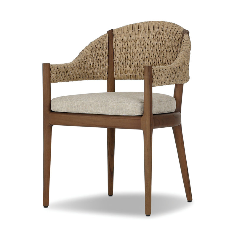 Atwood Outdoor Teak Dining Armchair