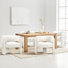 Modern Upholstered Barrel Armchair