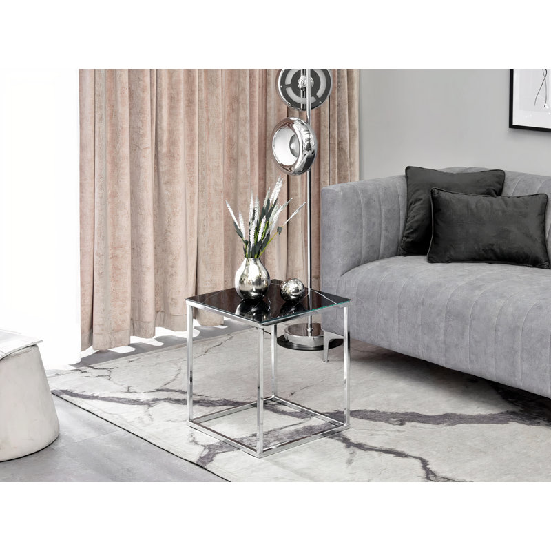 Hornby Abstract Coffee Table, Chrome