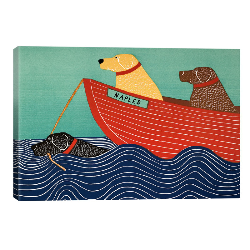 Stephen Huneck - Wrapped Canvas Print, 101.6 cm H x 66.04 cm W x 1.91 cm D
