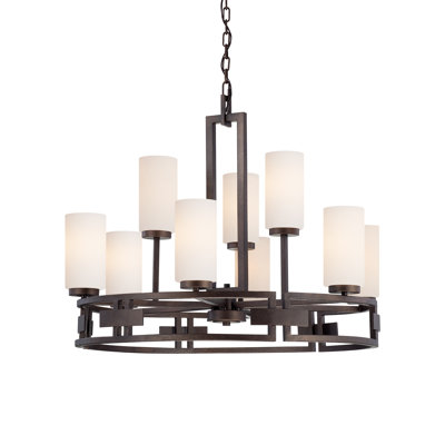 Lustre 9 lumières façon bougie Deasia