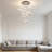 Modern LED Ring Crystal Chandelier
