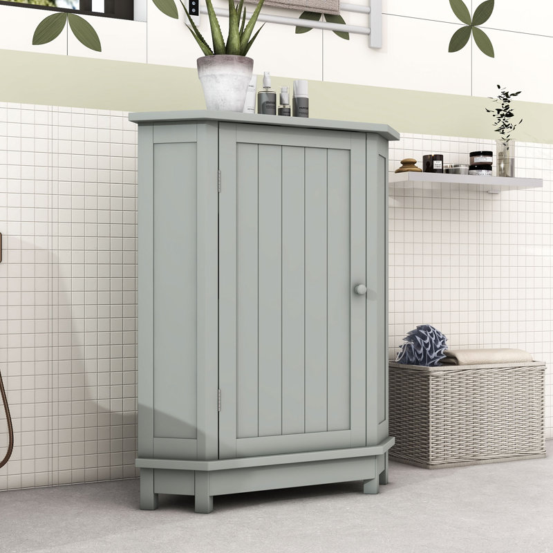 Armoire de salle de bain Gottman, Gris