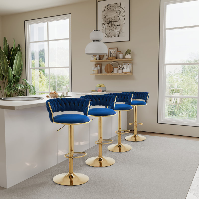 Tabouret Paulyne, Bleu marine
