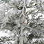 SEASONAL GREENERY TREE S/2 CEDAR FLOCKED POT 2FT