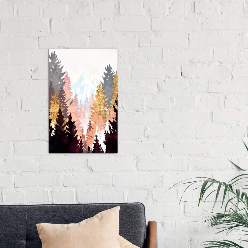 « wine forest » par spacefrog designs-print, H 40 po x l 26 po x P 1,5 po, Toile tendue