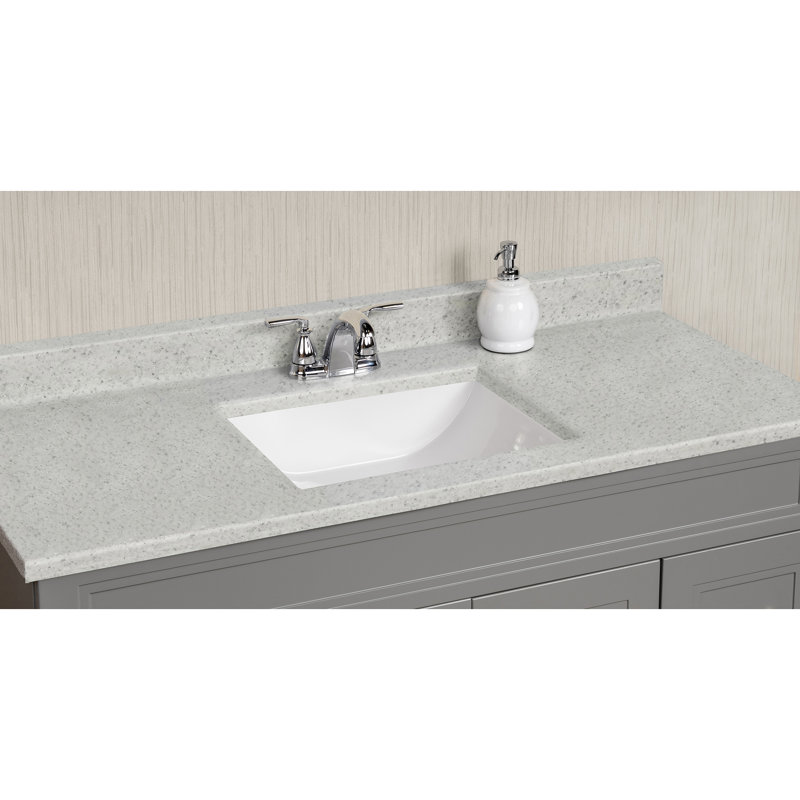 MagickWoods 49" Single Bathroom Vanity Top in Gray with Sink