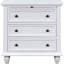Armoire de rangement à 3 tiroirs White-835750113