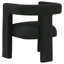 Chaise d'appoint rembourrée Boucle-1765054322