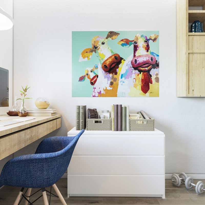 « Curious Cows I », impression sur papier