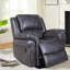 Ensemble de canapé inclinable manuel avec console de rangement double et porte-gobelets, ensemble de canapé en similicuir inclinable à 2 places et simple, gris-116975499
