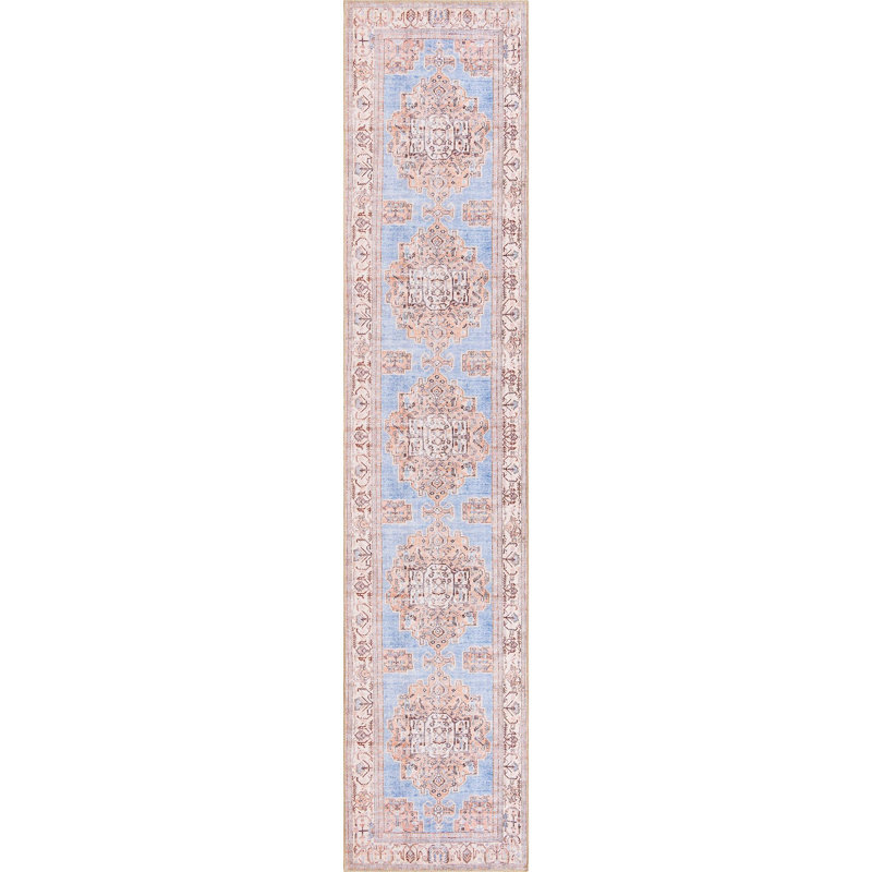 Mcclamma Chenille Oriental Indoor Rug, Runner 2'6" x 12'