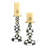Courtly Check Medium Pillar Candlestick-106722561