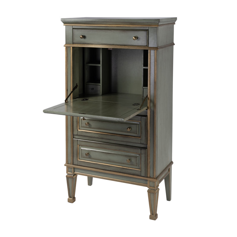 Chubbuck Armoire Desk, Green