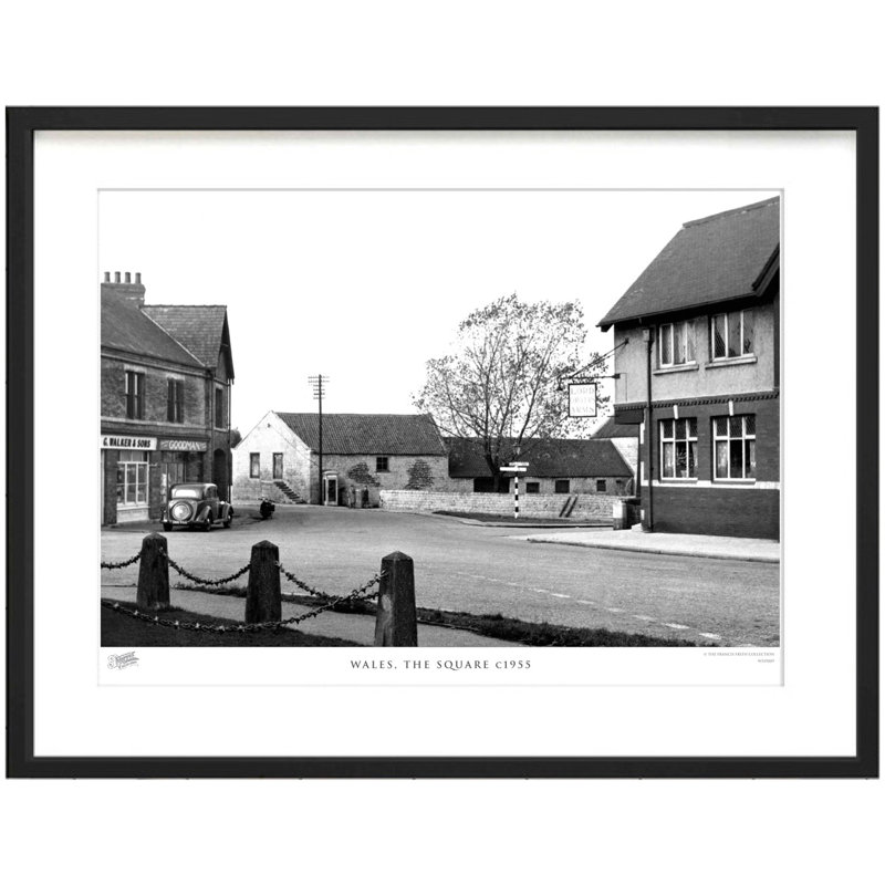 Wales, The Square C1955 by Francis Frith - Single Picture Frame Print, 40cm H x 50cm W x 2.3cm D