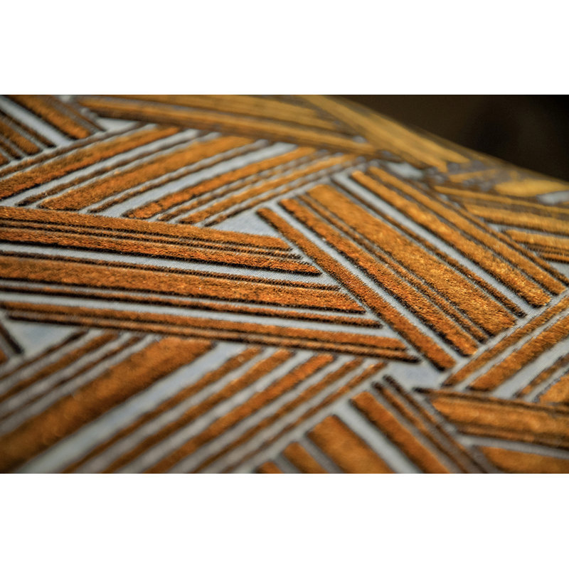  Velvet Pillow Cover & Insert, Copper Ivy