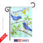 Drapeau de jardin à double face vertical à impressions douces 13 po x 18,5 po welcome like home