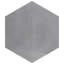 Industrial Hex 8-1/2 In. X 9-7/8 In. Porcelain Modern Look Wall & Floor Tile-597806851