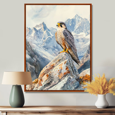 Tuckerton Peregrine Falcon In The Mountains I - Hawk, art mural de salon