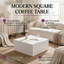 Table basse carrée Instant Style - Un luxe moderne sans effort pour les salons