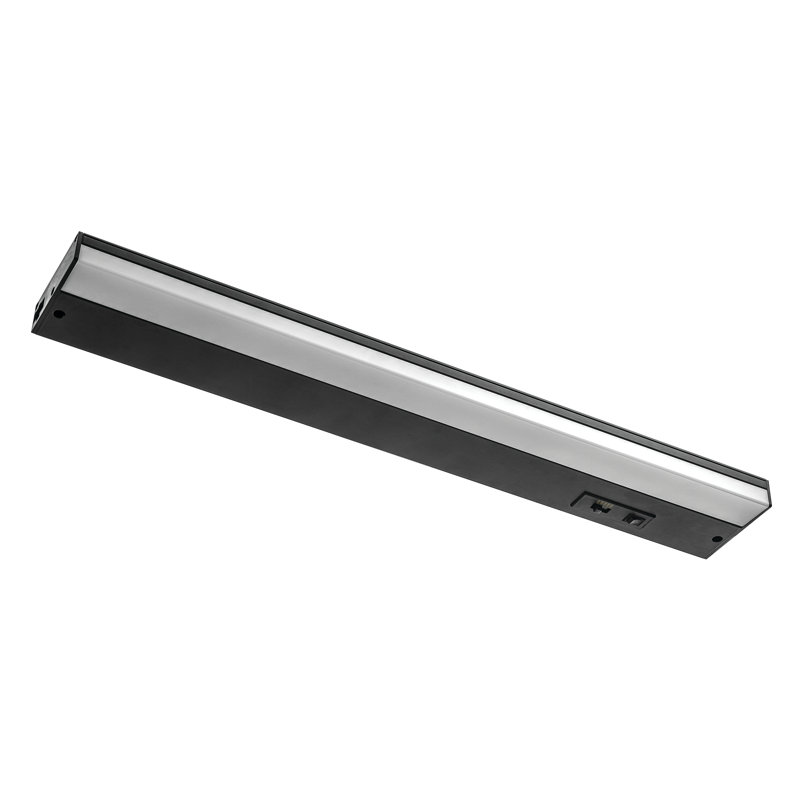 Arza Select Undercabinet Light, Black, Black, 1" H x 22.2" L x 3.4" D