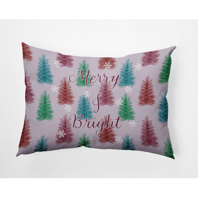 E By Design Polyester Throw Pillow In Purple