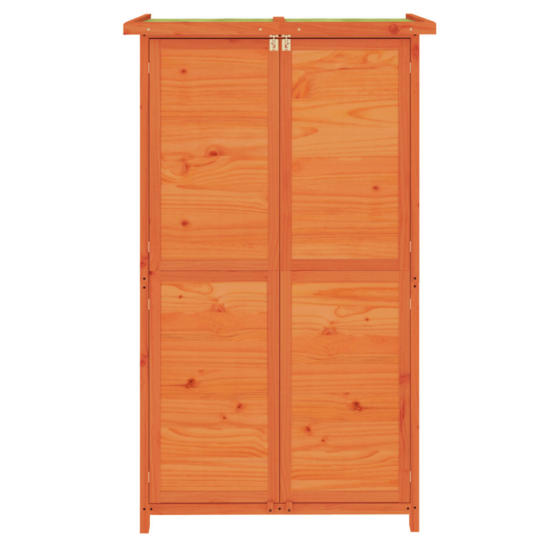 Grande remise pour outils de jardin vidaXL, Brun