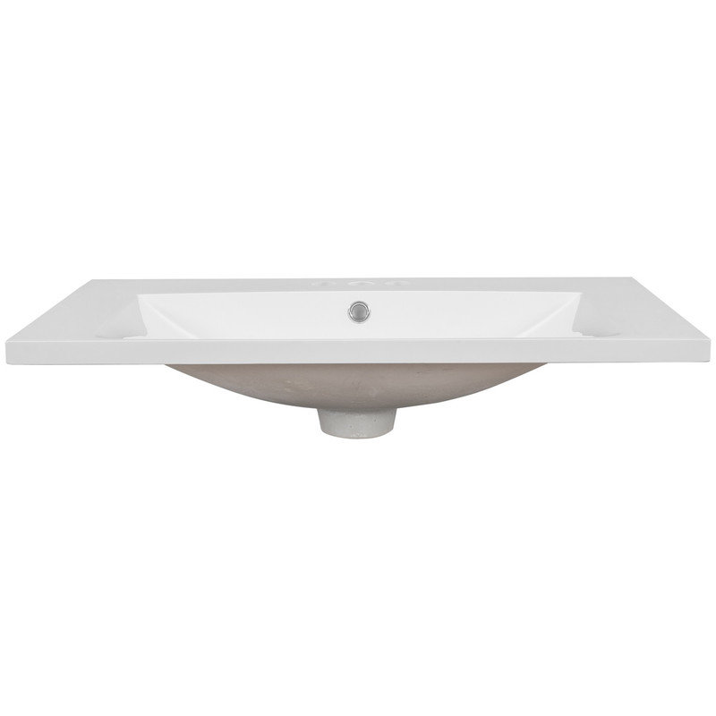 30'' Ceramic Single Bathroom Vanity Top with Sink