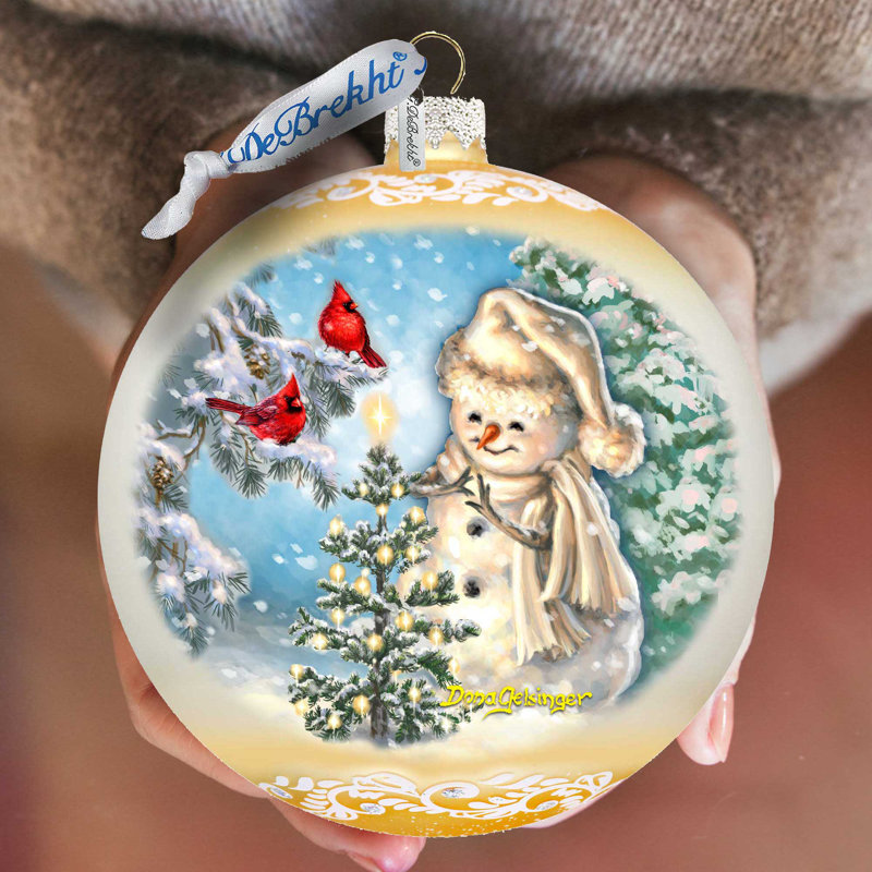 5.5'' Glass Animals Ball Ornament