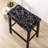 Bar Stool Cover Rectangle Set Of 4 Printed Stretch Counter Height Bar Stools Slipcovers Saddle Stool Slipcover Bench Seat Protector Backless Bar Stools Covers For Kitchen Counter