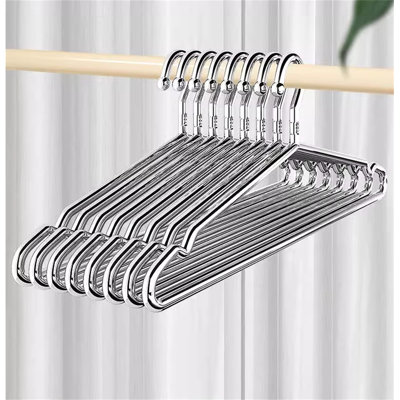 Normando Stainless Steel Non-Slip Standard Hanger for Dress/Shirt/Sweater