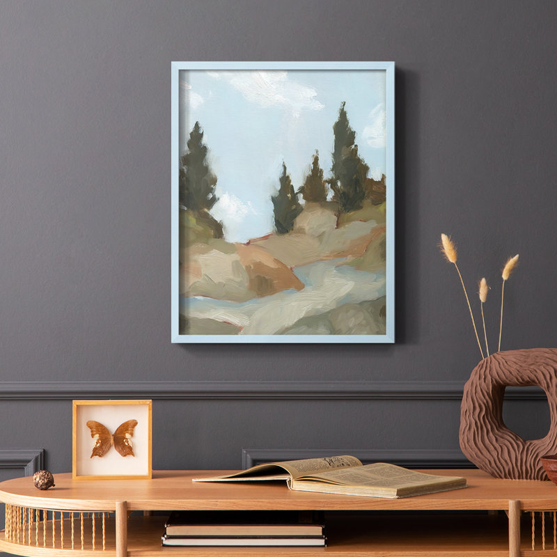 Reproduction d'art encadrée West Trail, Or, H 28 po x l 22 po