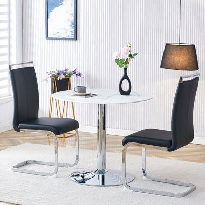 Lashaunte 2 - Person Pedestal Dining Set