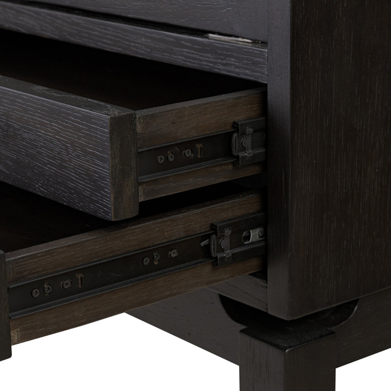 Bergstrom Display Cabinet, Smoked Black