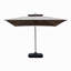 9 pi. Parasol en aluminium en porte-à-faux inclinable avec poteau central, gris (base non incluse)-101202548-101202545