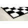 Tapis noir à motif géométrique Carpenter