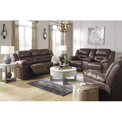 Stoneland Power Reclining Sofa, Loveseat and Recliner