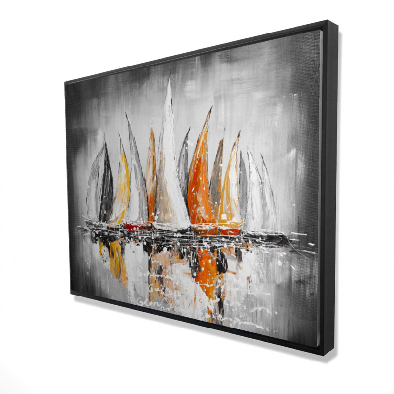 Sails On The Winds Print On Canvas