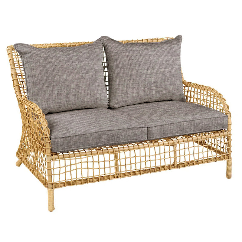 Charlotte Outdoor 2 - Seat Loveseat, Ash