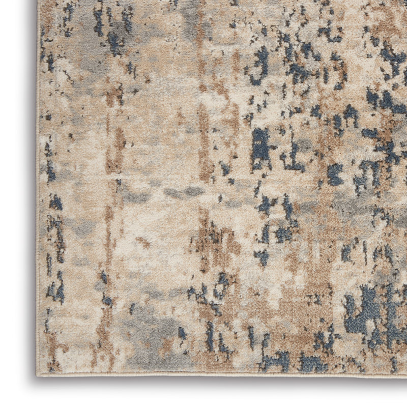 Tapis beige contemporain contemporain, Rectangle 2 pi 2 po x 3 pi 9 po