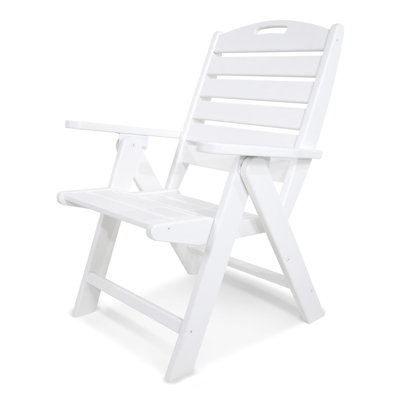 POLYWOOD Nautical Folding Highback Chair