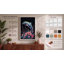 Dolphin Among Blooms Modern - Wrapped Canvas-1506072417-1506072419