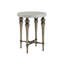 Villa Blanca Marble End Table