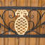 Banc de jardin en acier Sunny